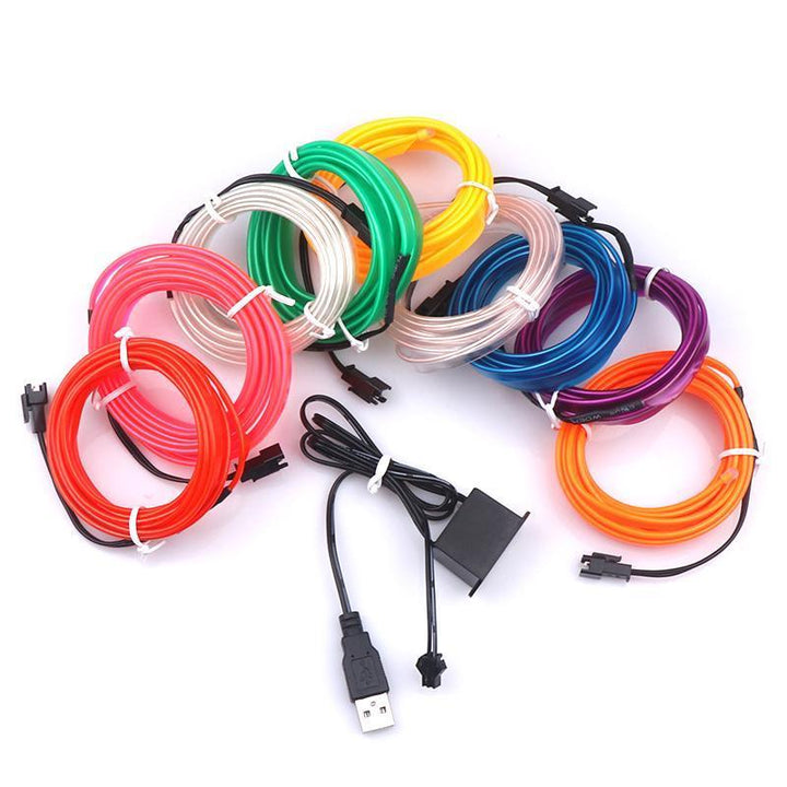 Skanto | Bil Interiørbelysning LED Stripe Fleksibel Neon Lys