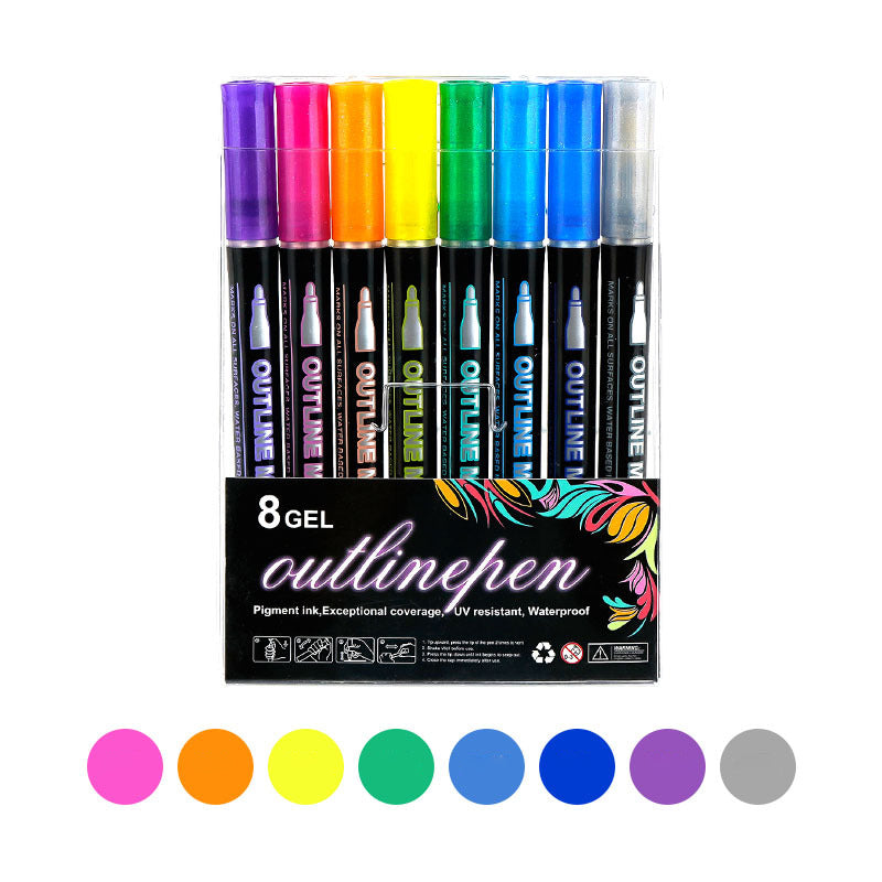 Skanto | Farge Lysstav Graffiti Highlight Pens