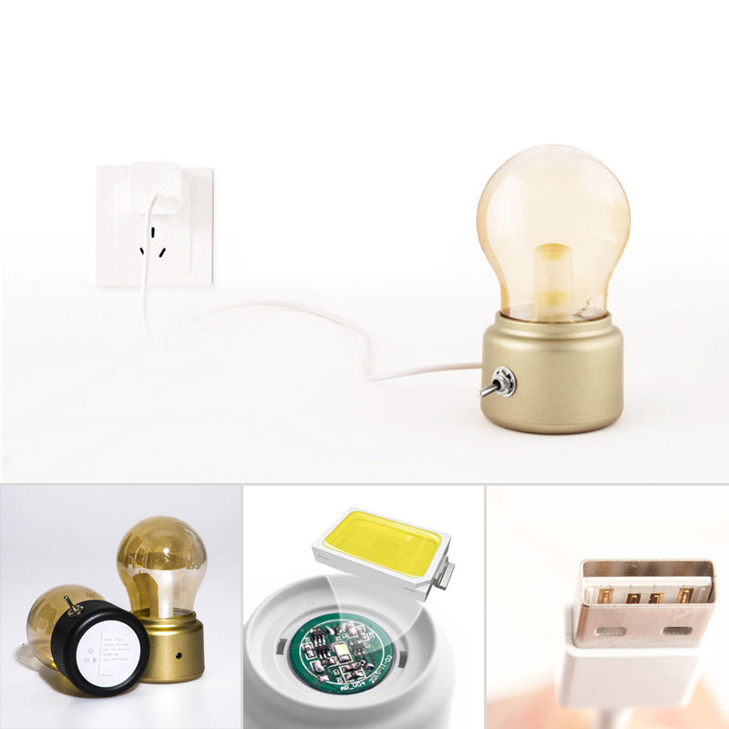 Skanto | Vintage LED Pæreformet Mini Lampe