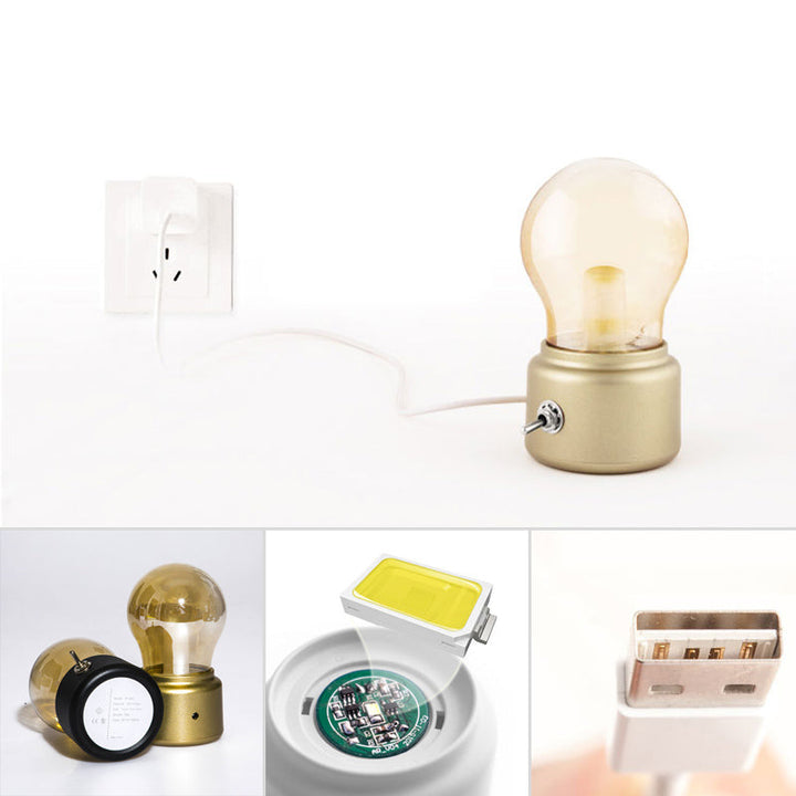 Skanto | Vintage LED Pæreformet Mini Lampe