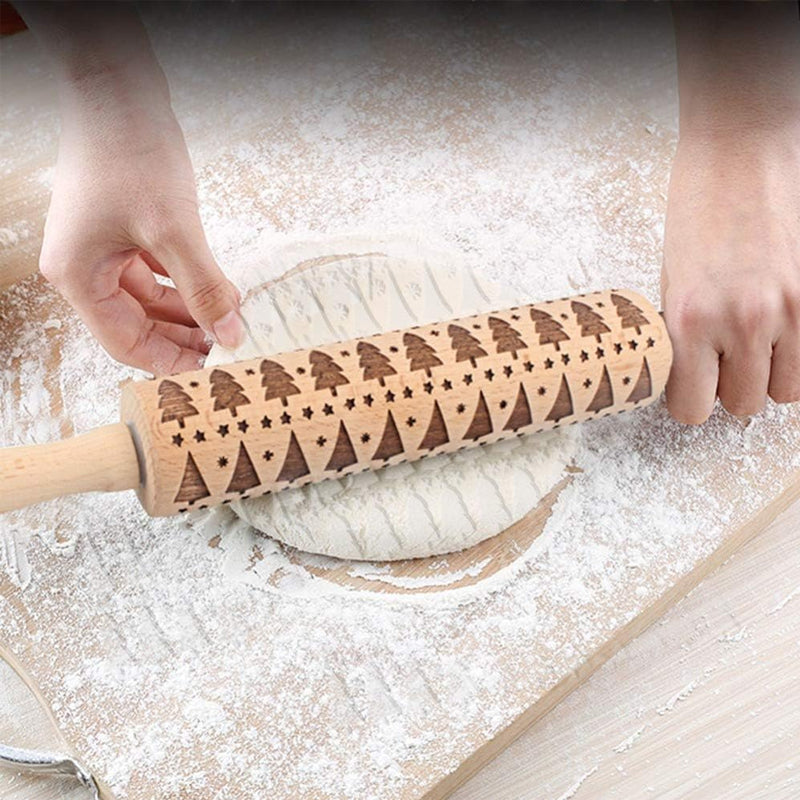 Jule Tre Embosser Kjevler for Høytidsbaking | Skanto