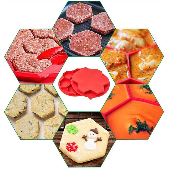 Hexagonal Burger Kjøttform | Skanto