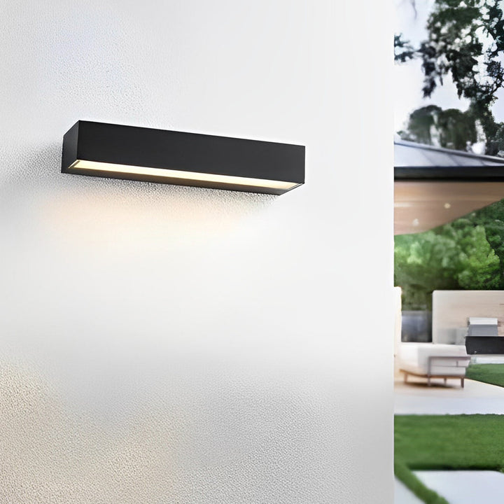 Skanto | Vegglampe Moderne Svart Vanntett Utendørslampe