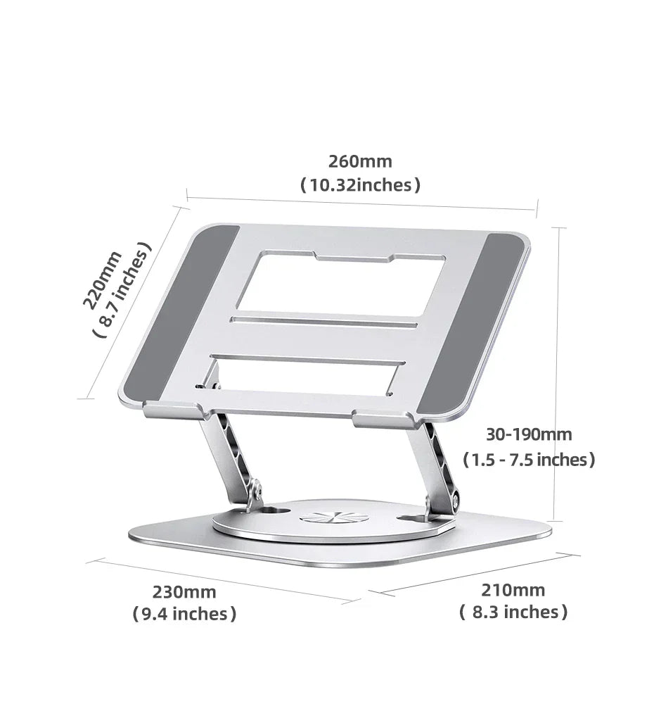 360 Roterende Laptop Støtte Stativ | Skanto