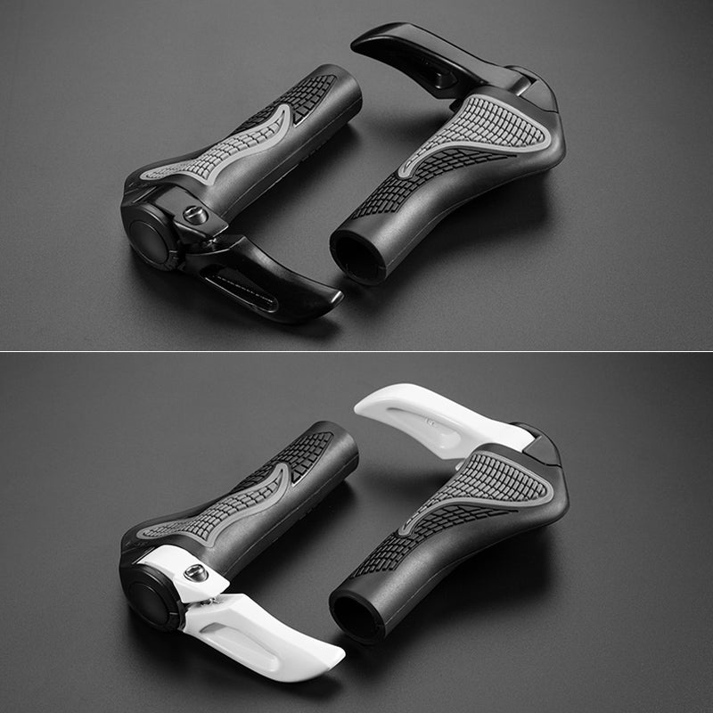 Ergonomiske sykkelgrep med støtdemping og horn (1 par) | Skanto