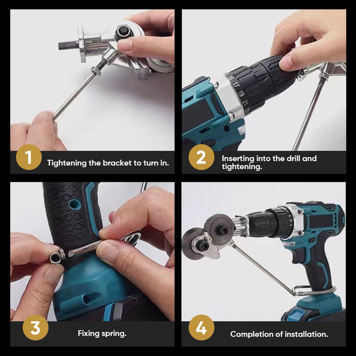 Skanto | Elektrisk Boremaskin Metal Saks Cutter Nibbler