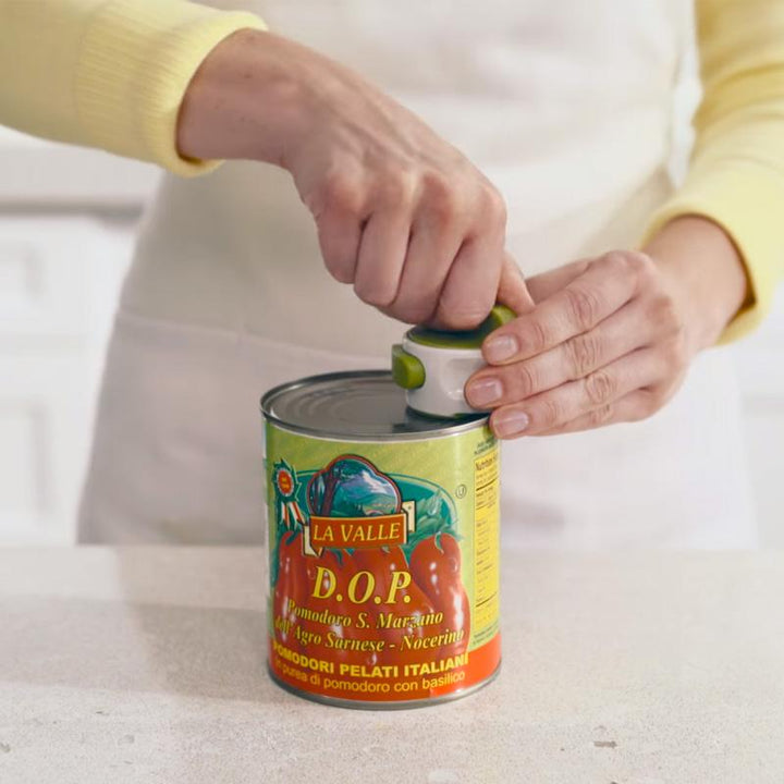 Rustfritt Stål Boksåpner med Komfortgrep | Skanto