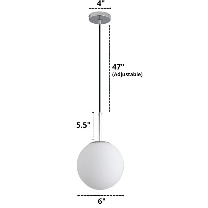 Nordic glass pendant lights