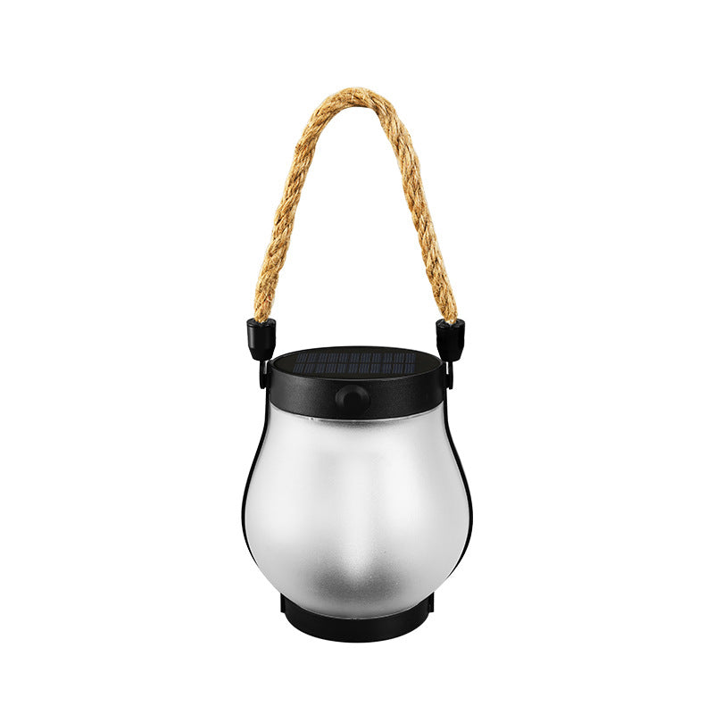 Skanto | Solar Utendørs Hamp Tau Flamme Lampe