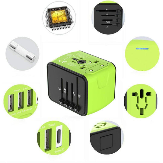 Skanto | Alt-i-ett Universal Reiseadapter