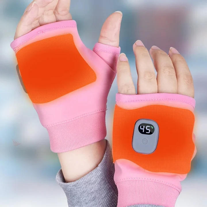 USB-fingeraufladbare, beheizbare fingerlose Handschuhe