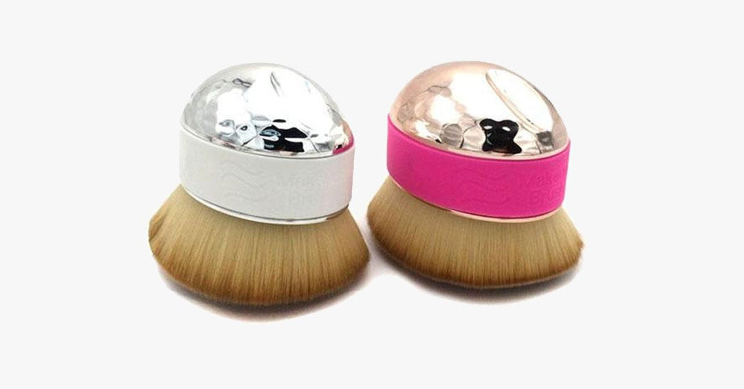 Skanto | Lett-for-bruk Palm Oval Brush for perfekt blending av sminke