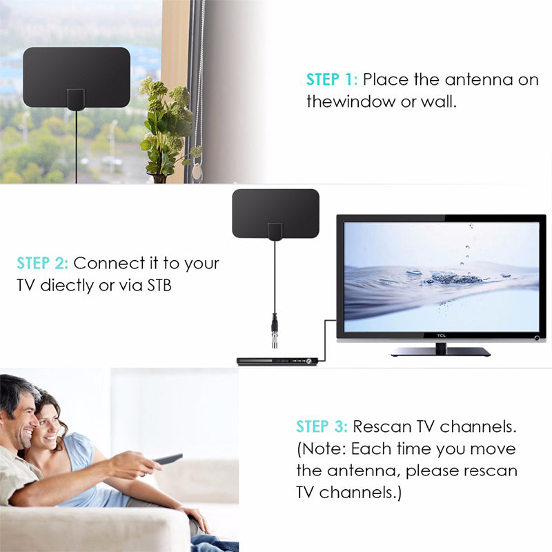 2023 oppgradering DIGITAL HDTV ANTENNE 4K | Skanto