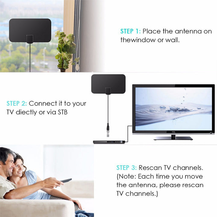 2023 oppgradering DIGITAL HDTV ANTENNE 4K | Skanto