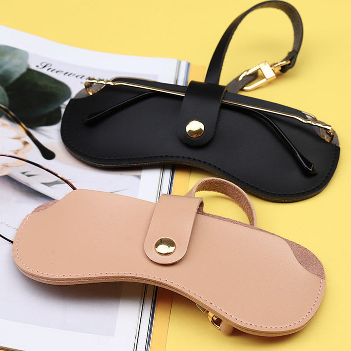 Skanto | Myk Lær Solbrille Pung
