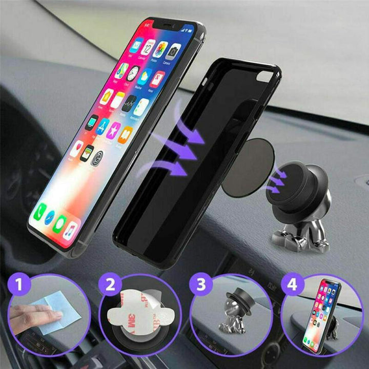 Søt 360° roterende magnetisk telefonholder | Skanto
