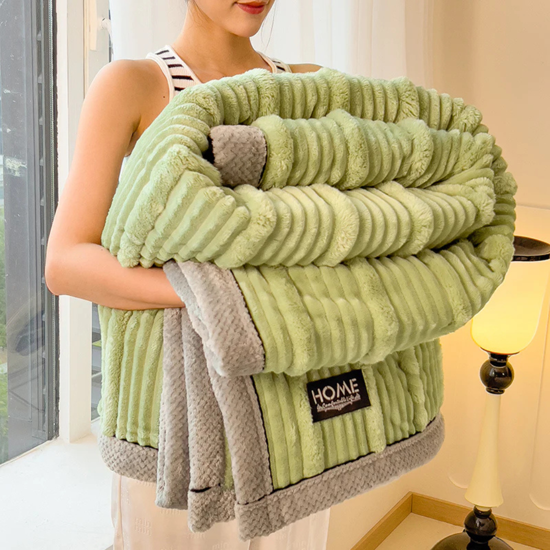 Skanto | Varm Plush Vinterteppe for Seng & Sofa