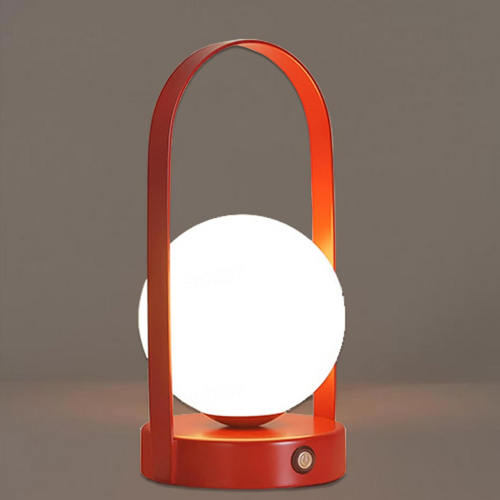 AuraLicht Trådløs Bordlampe – Oppladbar & Rustfritt Stål Design Lampe | Skanto