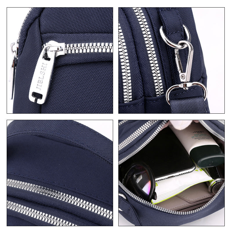 Skanto | Lys solid nylon skulderveske