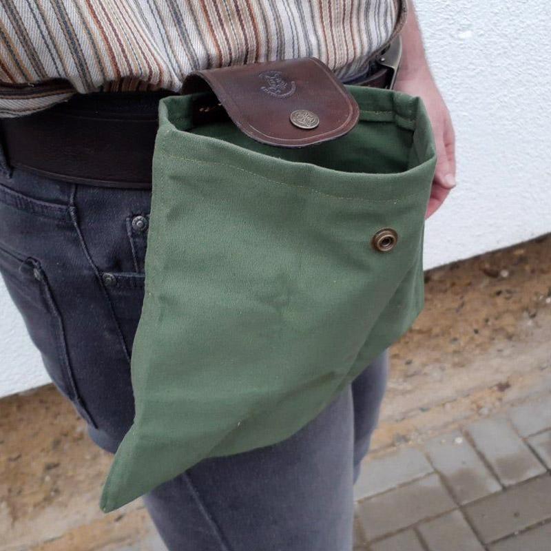 Dimoohome™ Lærrete og kanvas bushcraft bag | Skanto