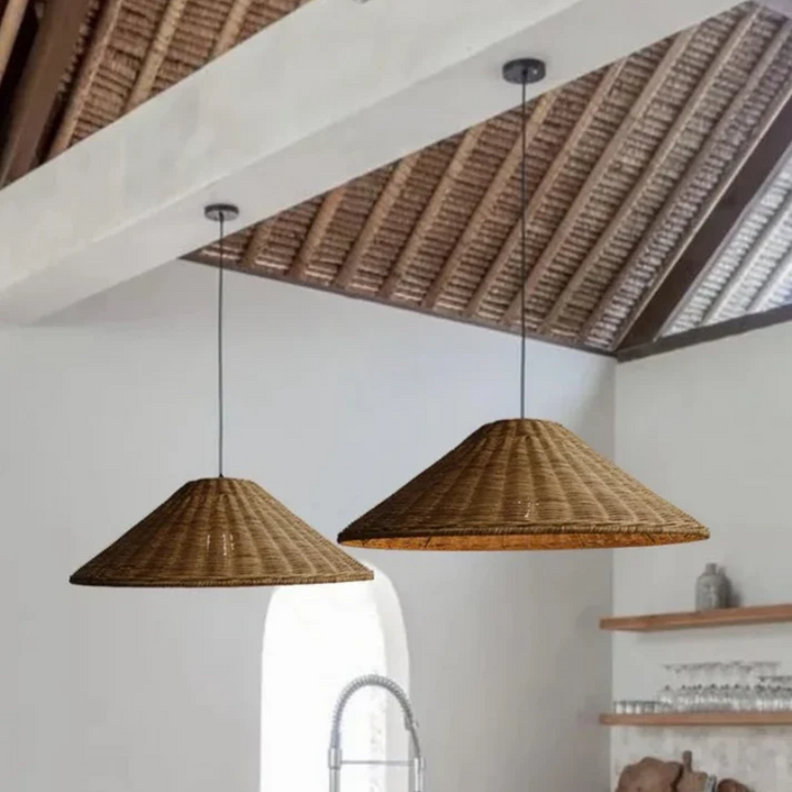 Skanto | Skandinavisk LED Pendellampe Laget av Bambus