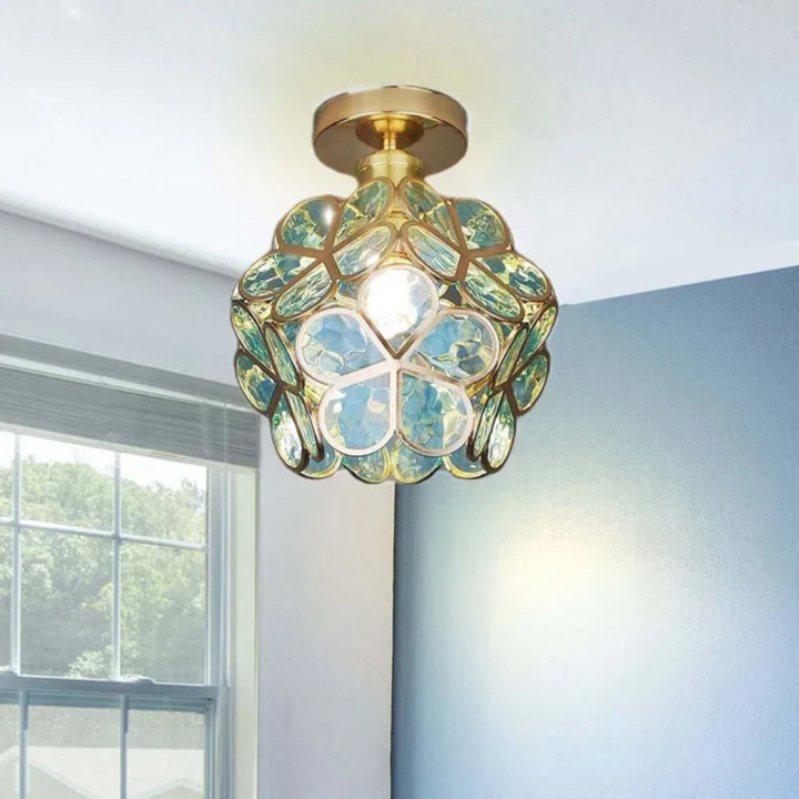 Skanto | Luksus Glass Blomst Taklampe