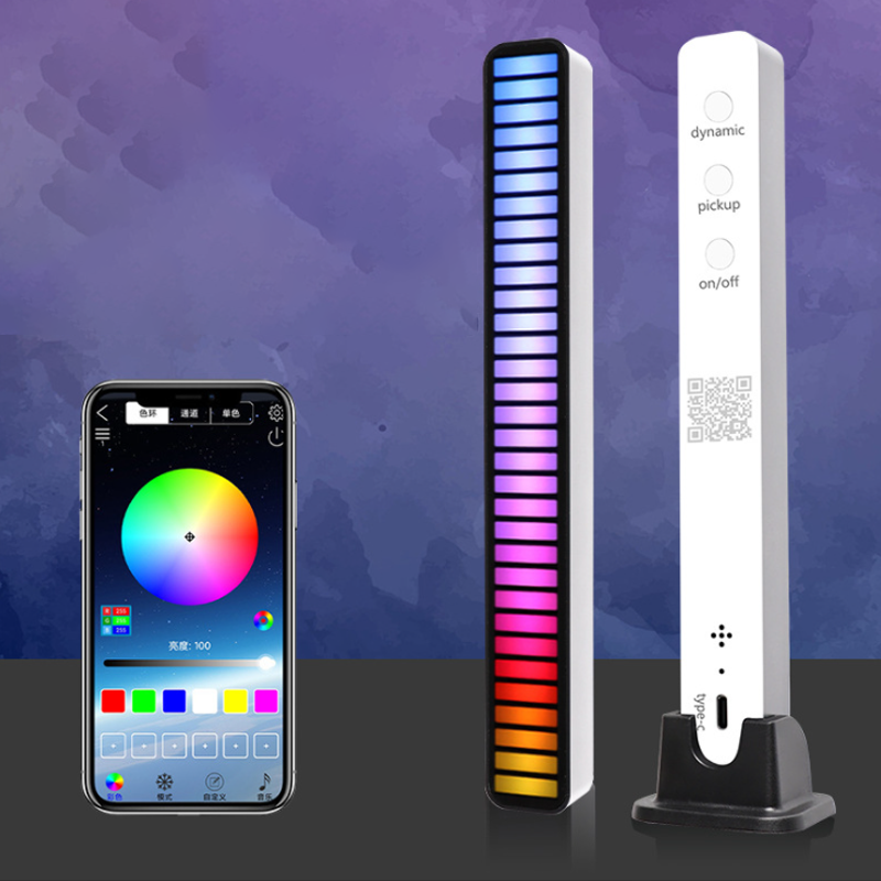 LumièRe Rythmique med Micro LED og stemmestyring | Skanto