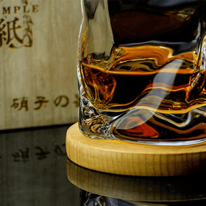 Japansk Edo Kiriko Krumpe Kropp Whisky Glass | Skanto