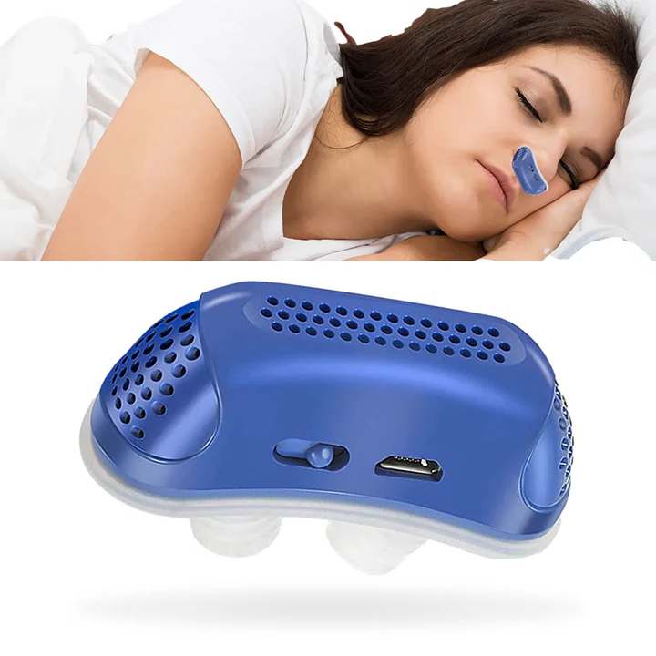 Skanto | Mikro CPAP Anti-Snorkeenhet | Maskeløs Søvnapnébehandling