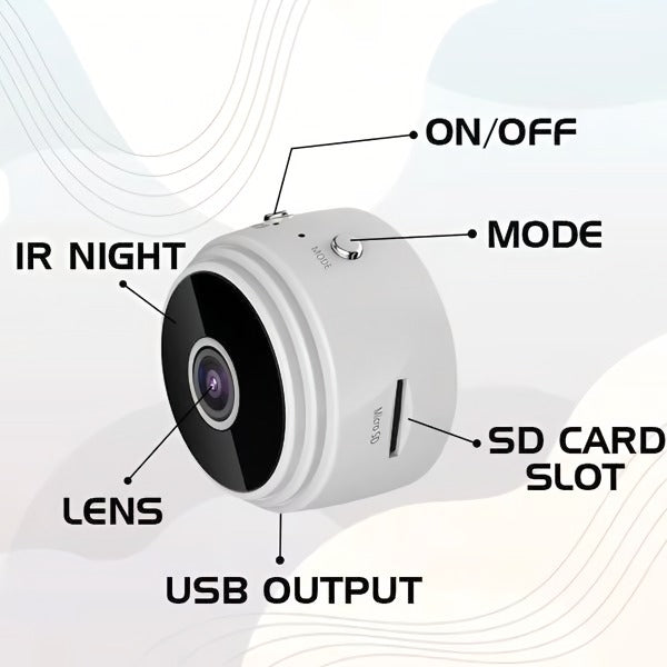 Skanto | 1080P HD Magnetisk Wifi Mini Kamera Opptaker