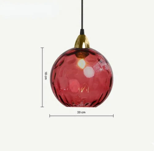 Glass Sphere Pendant Lamp - LumiSphere | Skanto