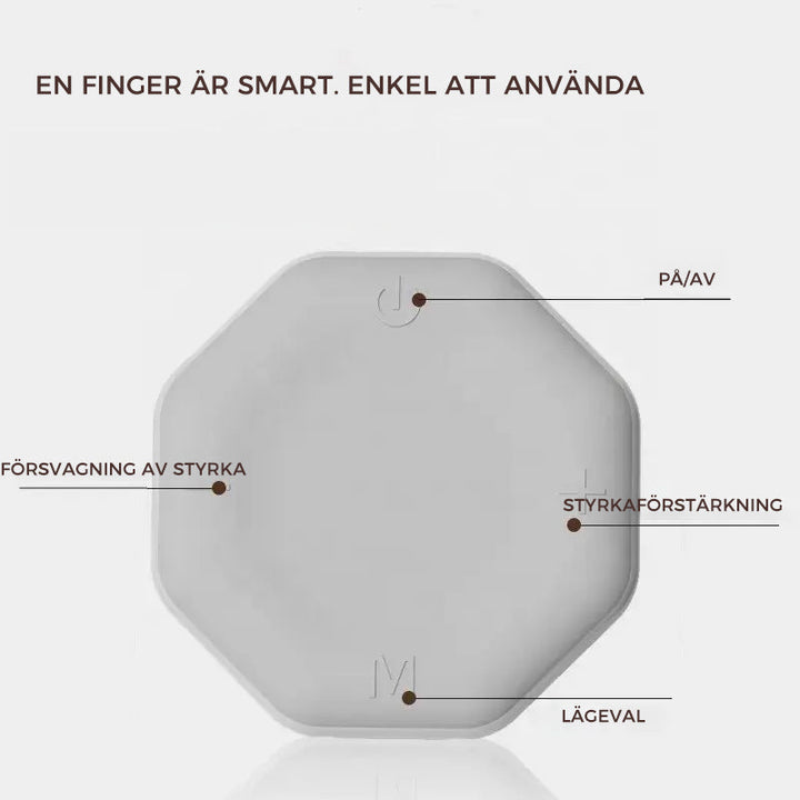 Skanto | Relaxify Bærbar Håndmassasjer | Trådløs & Kompakt | Dyp Massasje på Farten