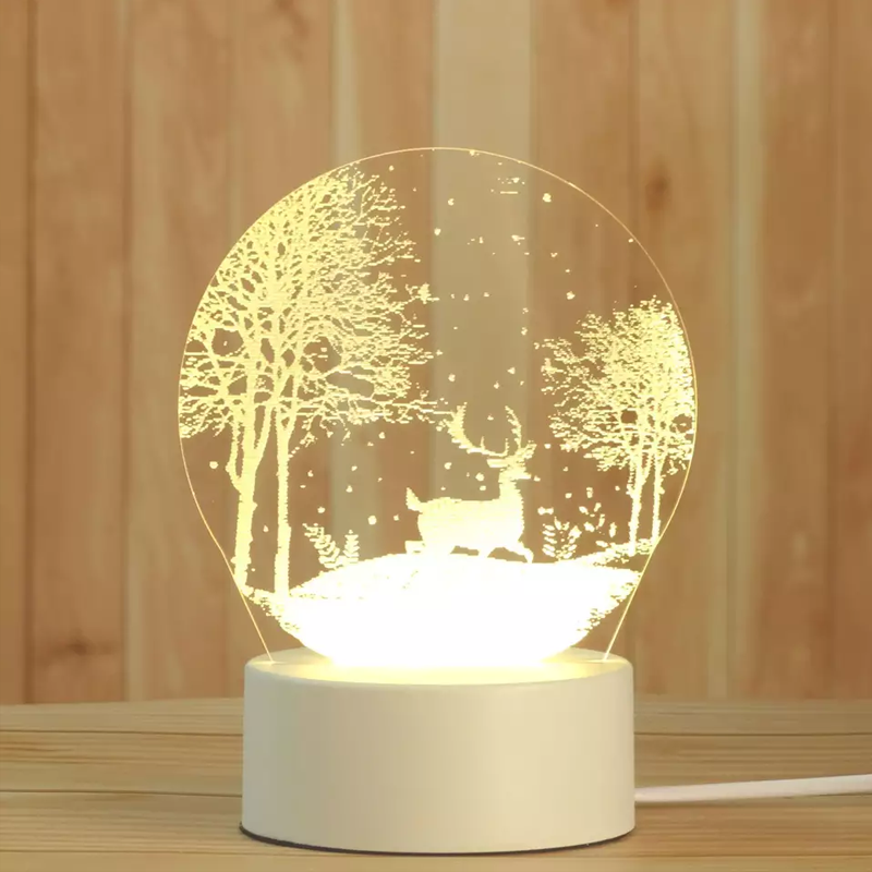 3D Nattlys Usb Skanto