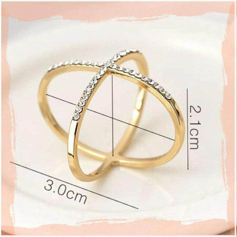 Skjerf Loop Ring Rhinestone Inngjelt | Skanto