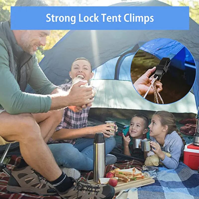 Justerbar Heavy Duty Lock Grip for Tarp & Shade Cloth | Skanto