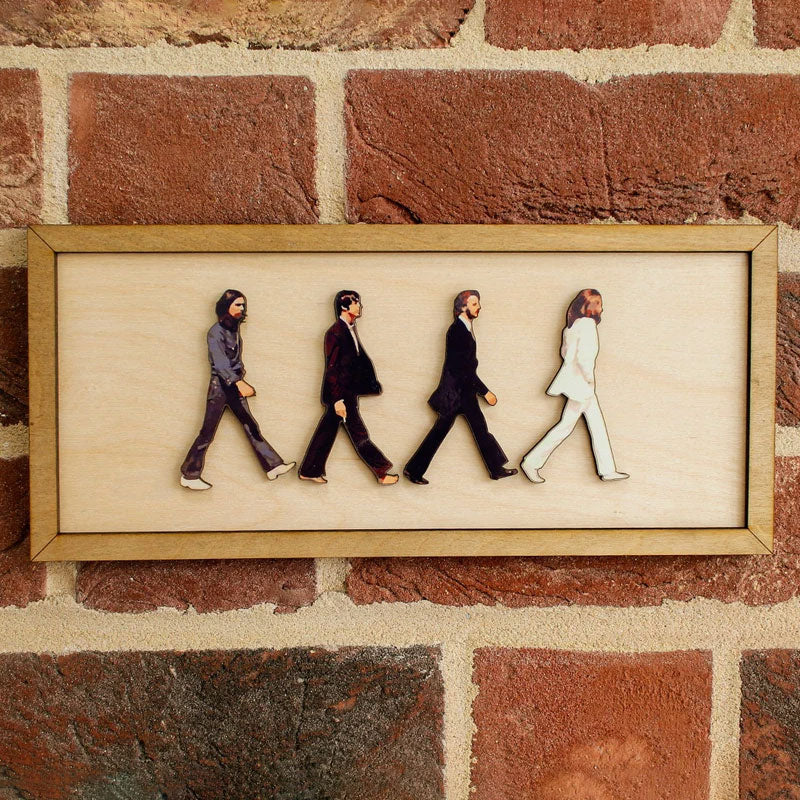 Skanto | The Beatles innrammet Abbey Road portrett