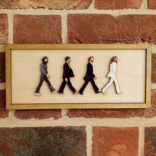 Skanto | The Beatles innrammet Abbey Road portrett