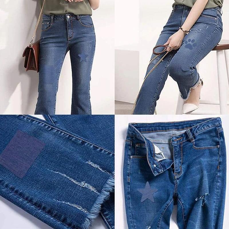 Skanto | Lim Jeans Gjenfødelse Patches