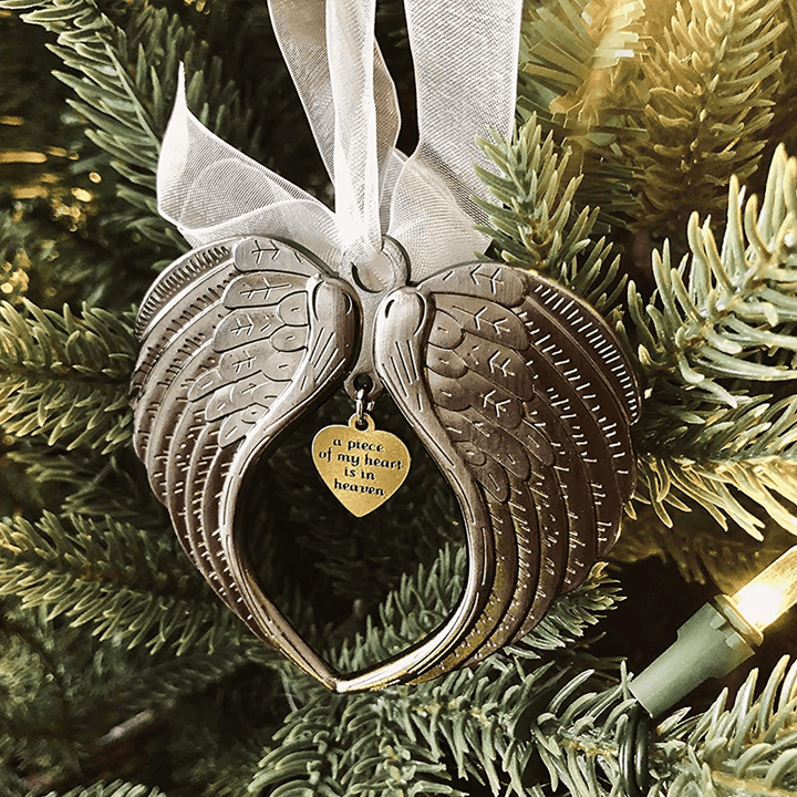 Skanto | 🎄Juletrær Minneornamenter Englevinger Klokker Hengende Dekorasjon