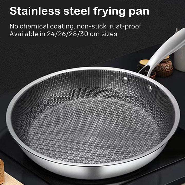 Skanto | Non-stick rustfritt stål bikube stekepanne