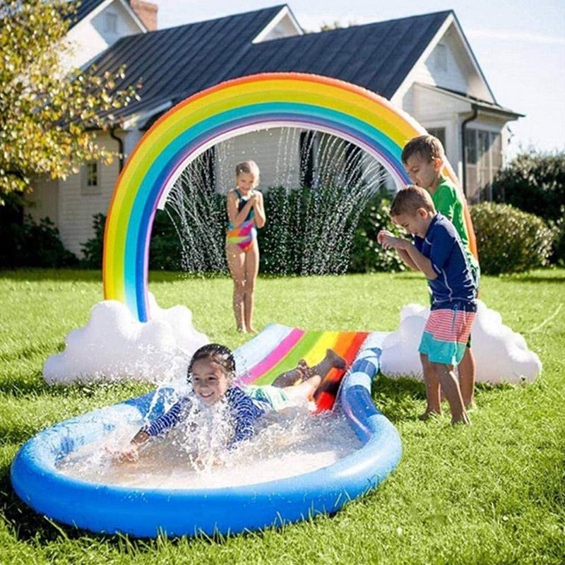 Rainbow Spray Bow Inflatable | Skanto
