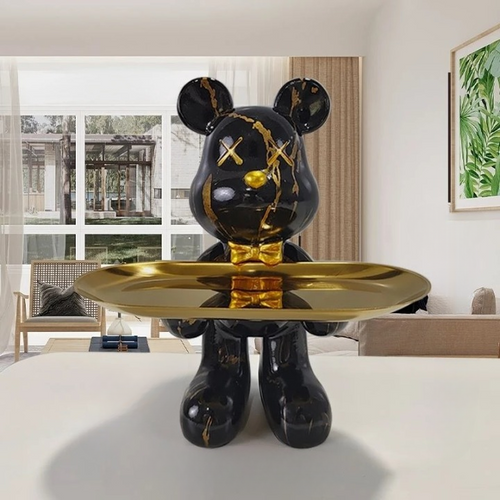 Skanto | Bjørnestatue med brett