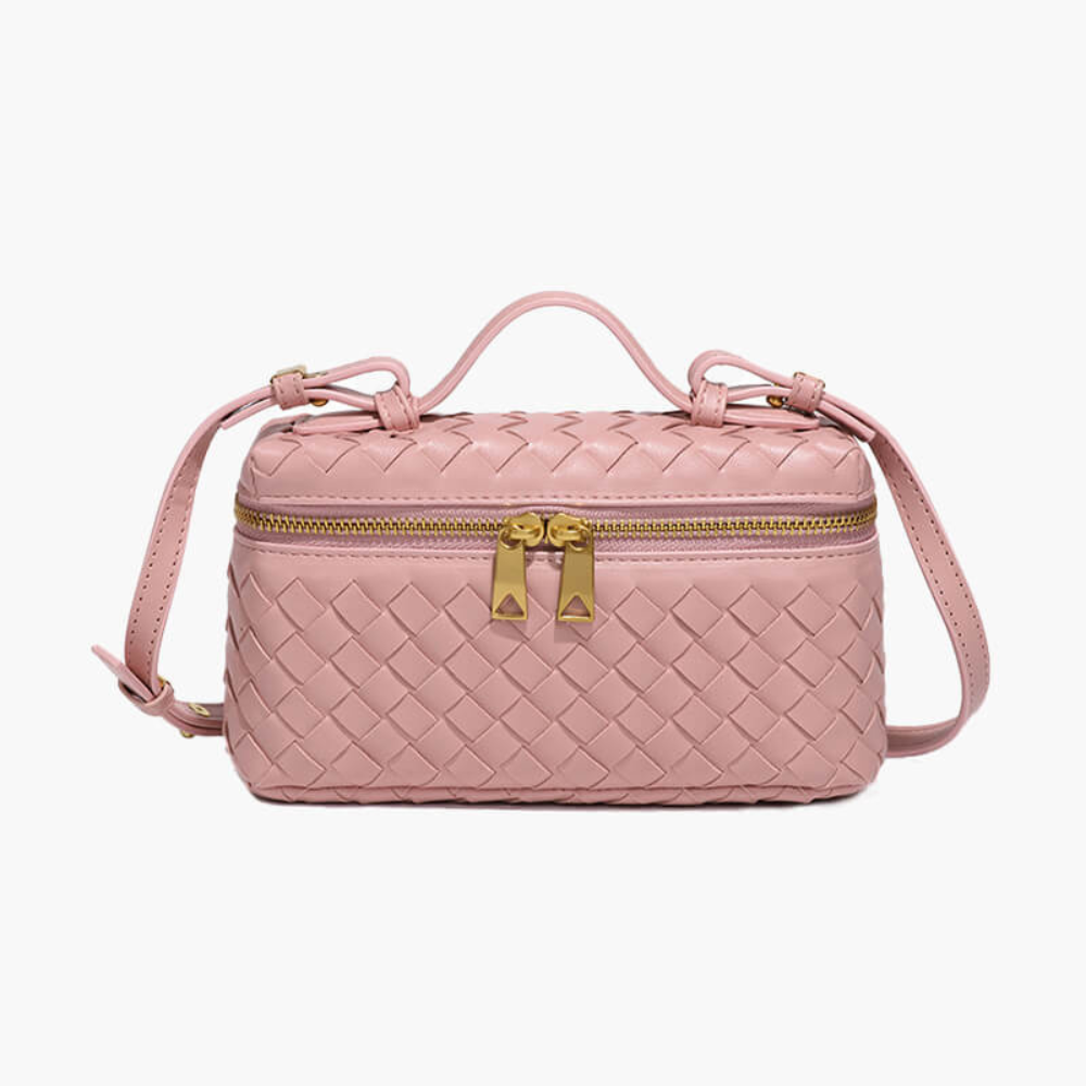 Skanto | Yashna – Kvinners Trendy Vevd Crossbody Bag Kompakt & Chic Håndveske