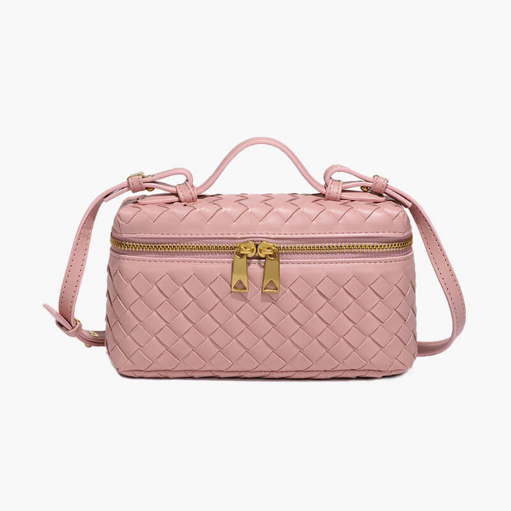 Skanto | Yashna – Kvinners Trendy Vevd Crossbody Bag Kompakt & Chic Håndveske