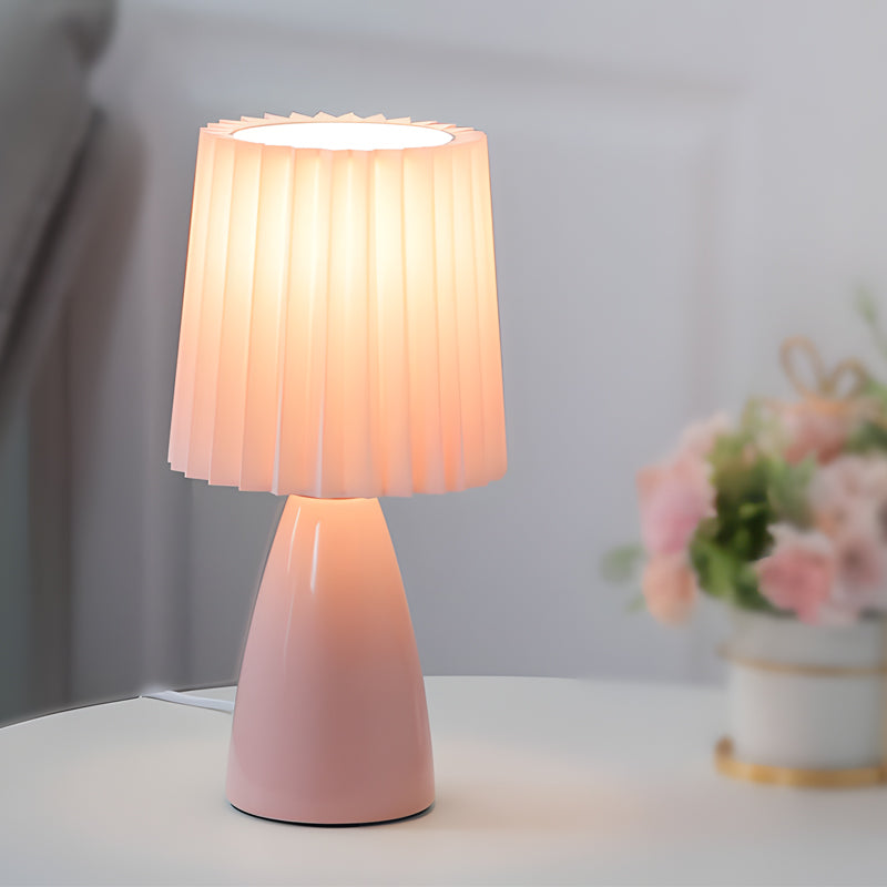 GlasDimm | Elegant USB dimbar bordlampe med glassbase | Skanto