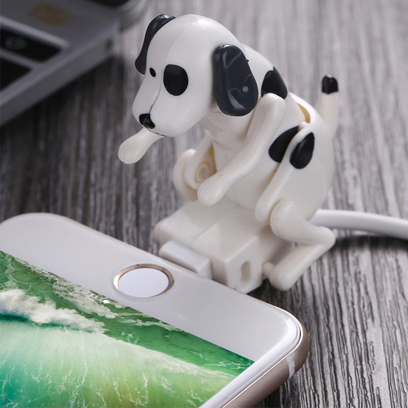 Skanto | Humoristisk Humpende Hund Rask Lader Kabel for iPhone