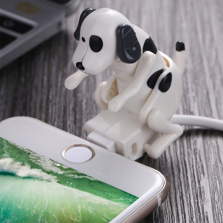 Skanto | Humoristisk Humpende Hund Rask Lader Kabel for iPhone