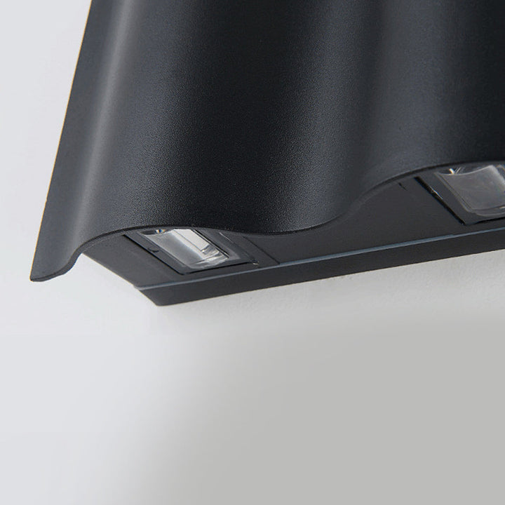 Skanto | LED Vegglampe Utendørs Moderne Svart Sconse