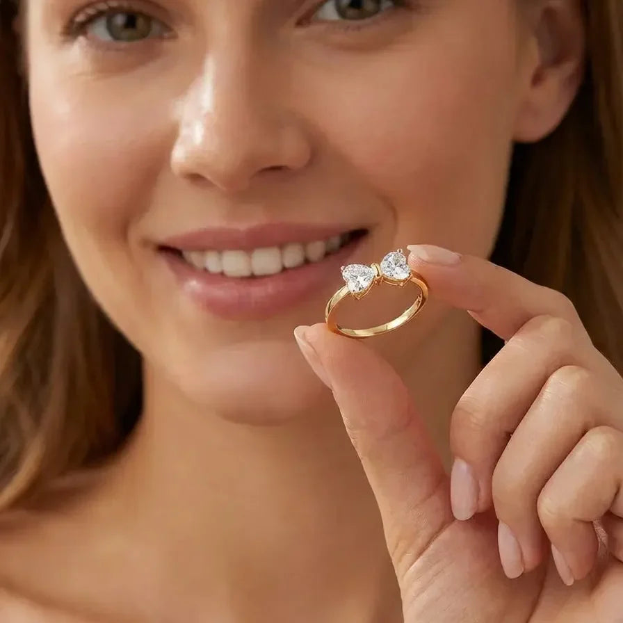 Skanto | S925 Moissanite Feminine Bue Ring