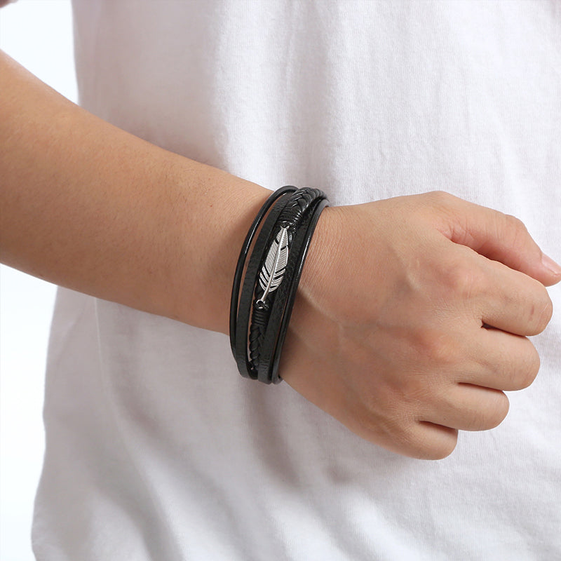 Skanto | Memorial Feather Herrearmbånd